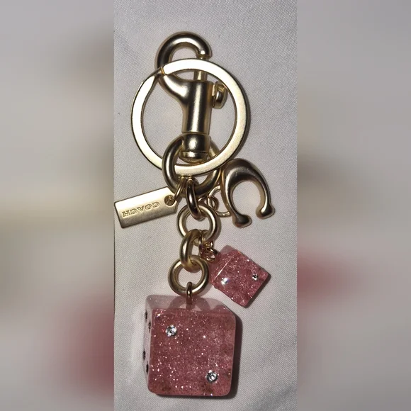 NWOT Coach Dice Cluster Bag Charm/ Keychain - Picture 1 of 9